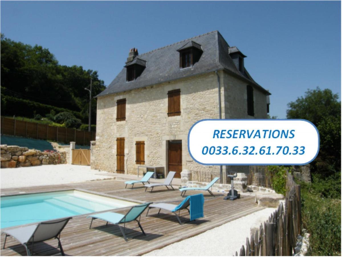 Lou Chastel, Demeure Perigourdine Climatisee Avec Piscine Privee Et Chauffee La Bachellerie Buitenkant foto