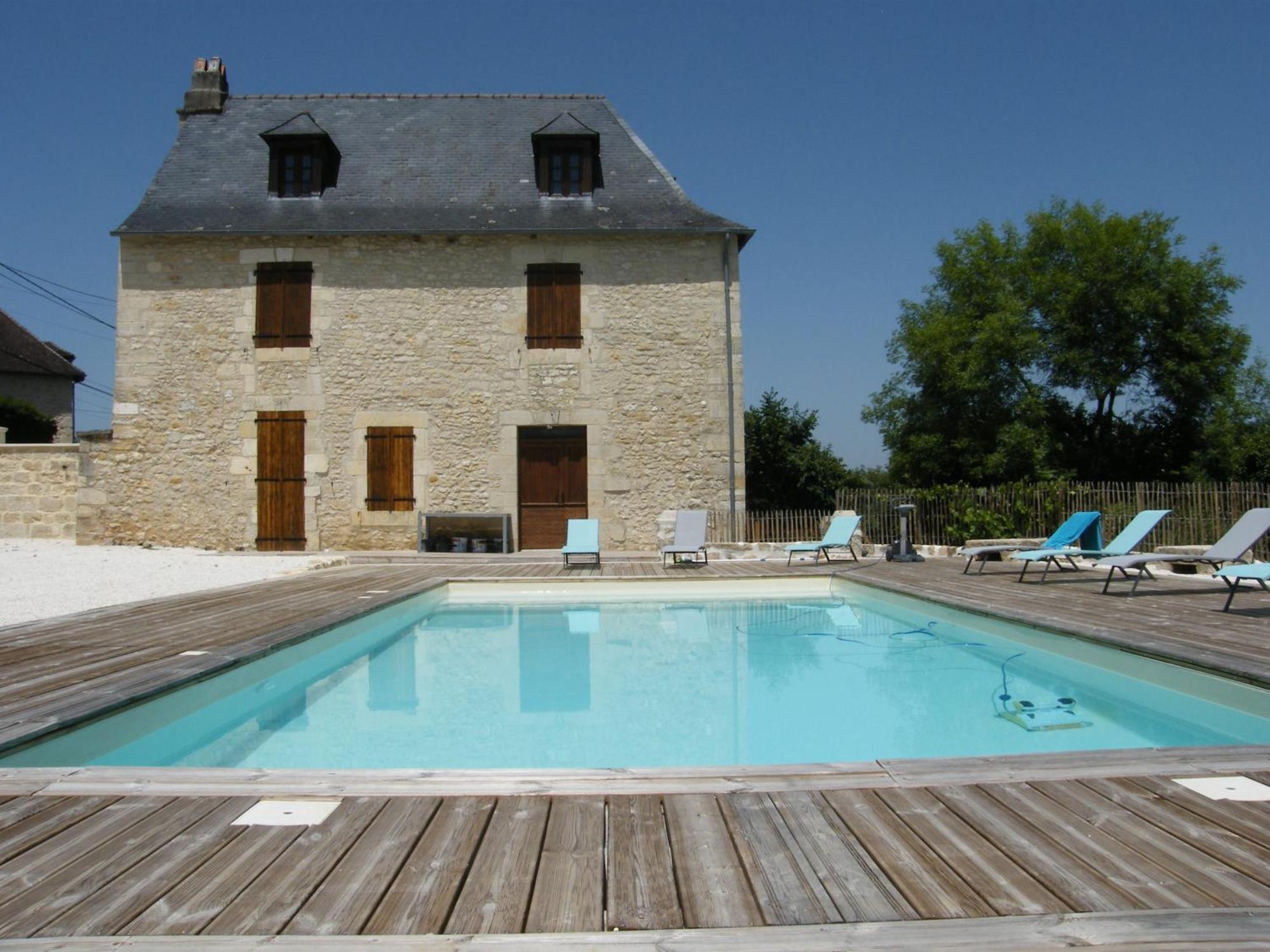 Lou Chastel, Demeure Perigourdine Climatisee Avec Piscine Privee Et Chauffee La Bachellerie Buitenkant foto